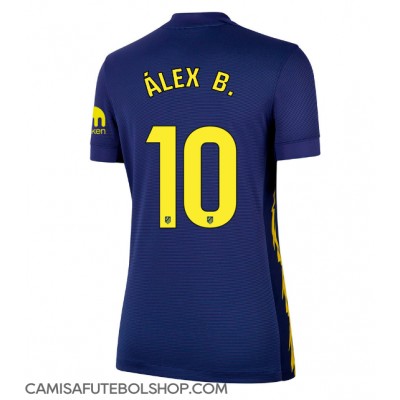Camisa de time de futebol Atletico Madrid Alex Baena #10 Replicas 2º Equipamento Feminina 2025-26 Manga Curta Camisa de time de futebol Atletico Madrid Alex Baena #10 Replicas 2º Equipamento Feminina 2025-26 Manga Curta